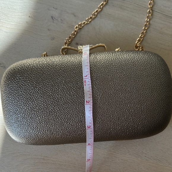 INC International Concepts Gold Clutch - Picture 7 of 10